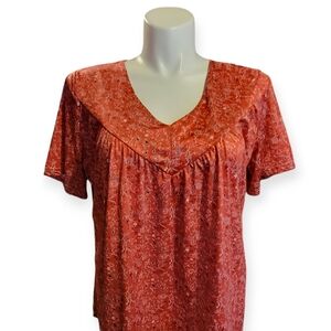 Floral Short Sleeve Top